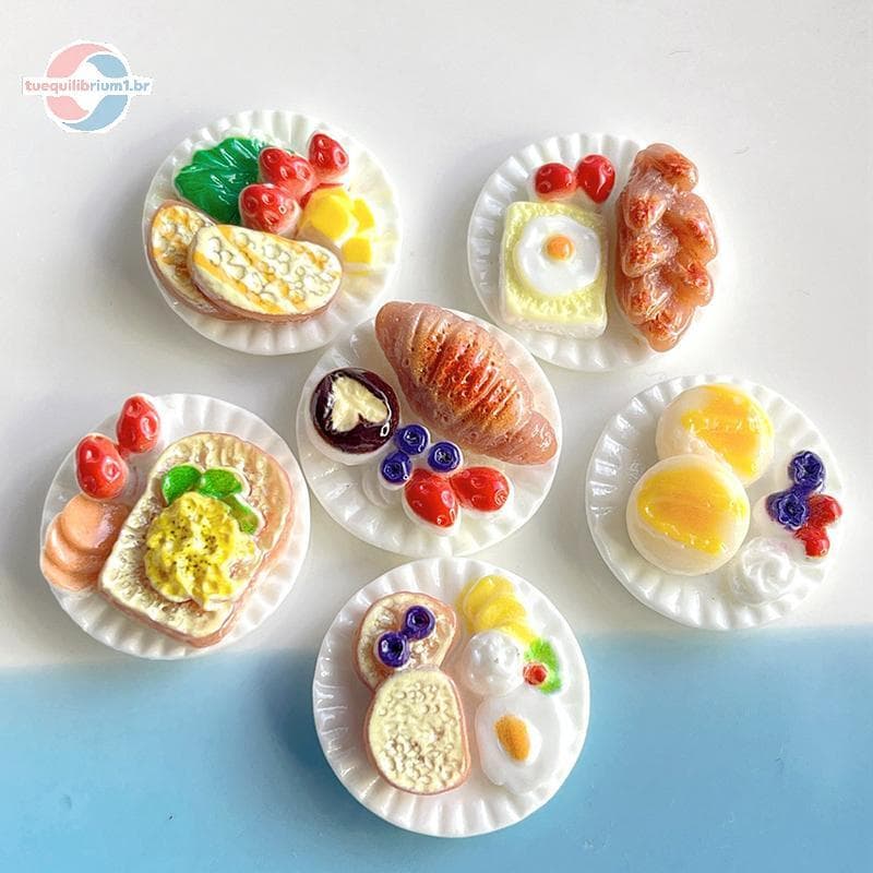 tue 6 Pçs/Set Casa De Boneca Cena Ornamentos DIY Paisagem Em Miniatura Decorações Do Jardim Fadas Acessórios Bonecas Min