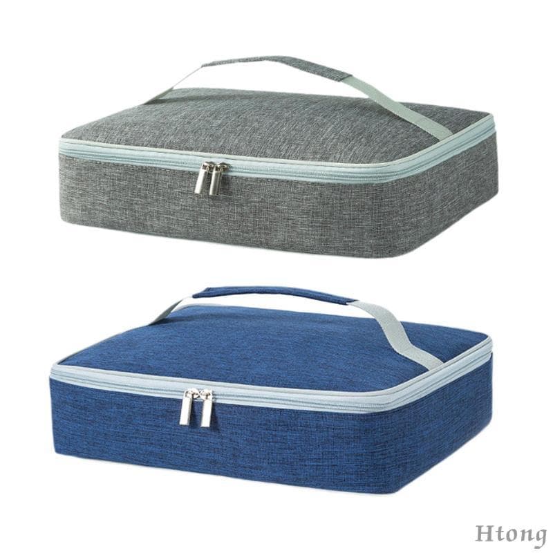 [Htong] Saco De Recipientes De Alimentos Balde De Almoço Térmico Conveniente Para Escola , Homens , Mulheres , Crianças
