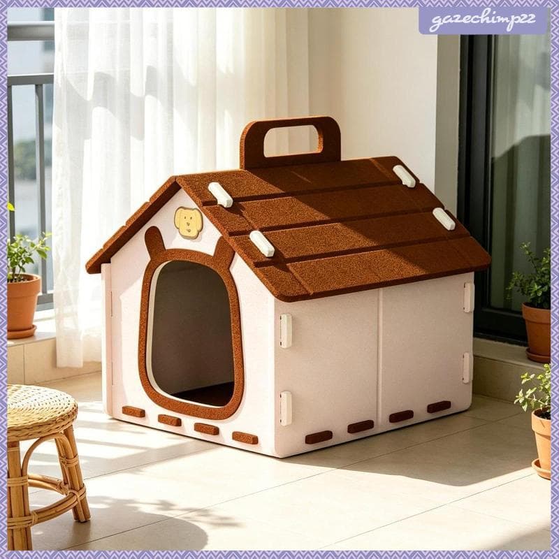 [Gazechimp] Casa De Gato De Lã Fechada , Resistente A Arranhões , Cama De Caverna Para Gatos , Arranhador Embutido , Can