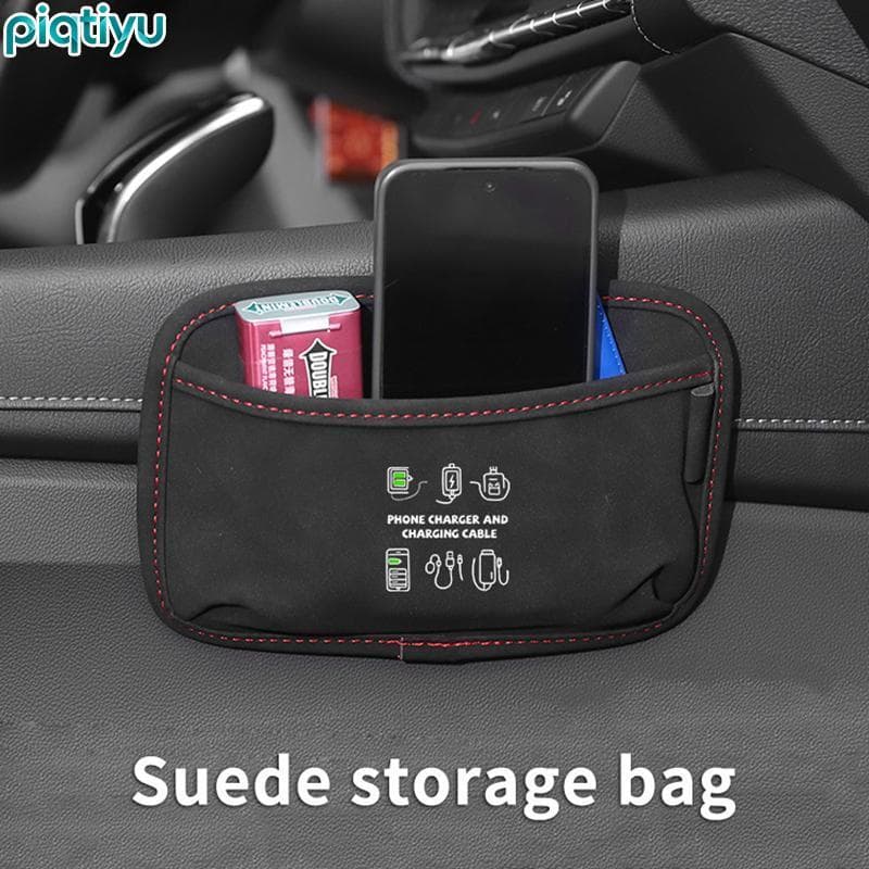 PIQTI Bolsa De Armazenamento Para Carro , 1 Peça , Console Central Universal , Porta Interna , Assento , Caixa De Telefo