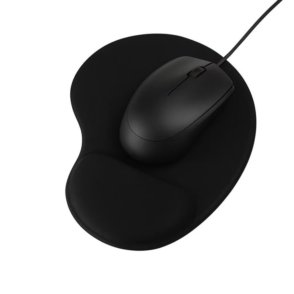 Mouse Pad Ergônomico Pulso em Gel - Base Antiderrapante Confort Premium