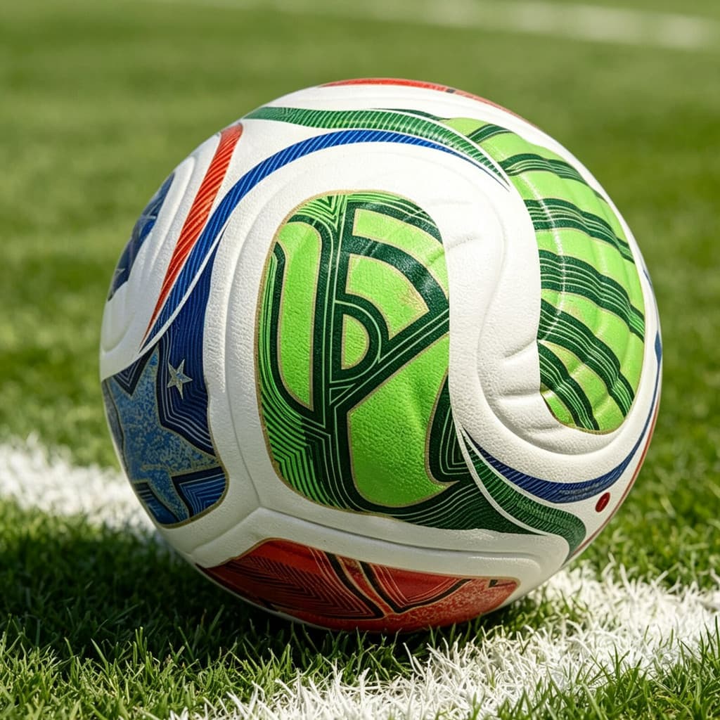 Bola de treinamento de competição resistente ao desgaste com adesivo quente de Material PU da Copa do Mundo No. 5 Bolas
