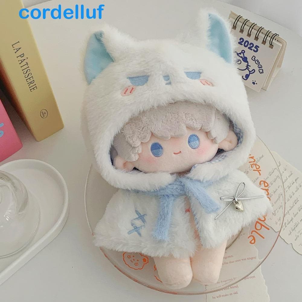 CORDELLUF Roupa De Boneca De 20 Cm , Roupas Fofas Algodão De 10 Conjunto De Terno Azul