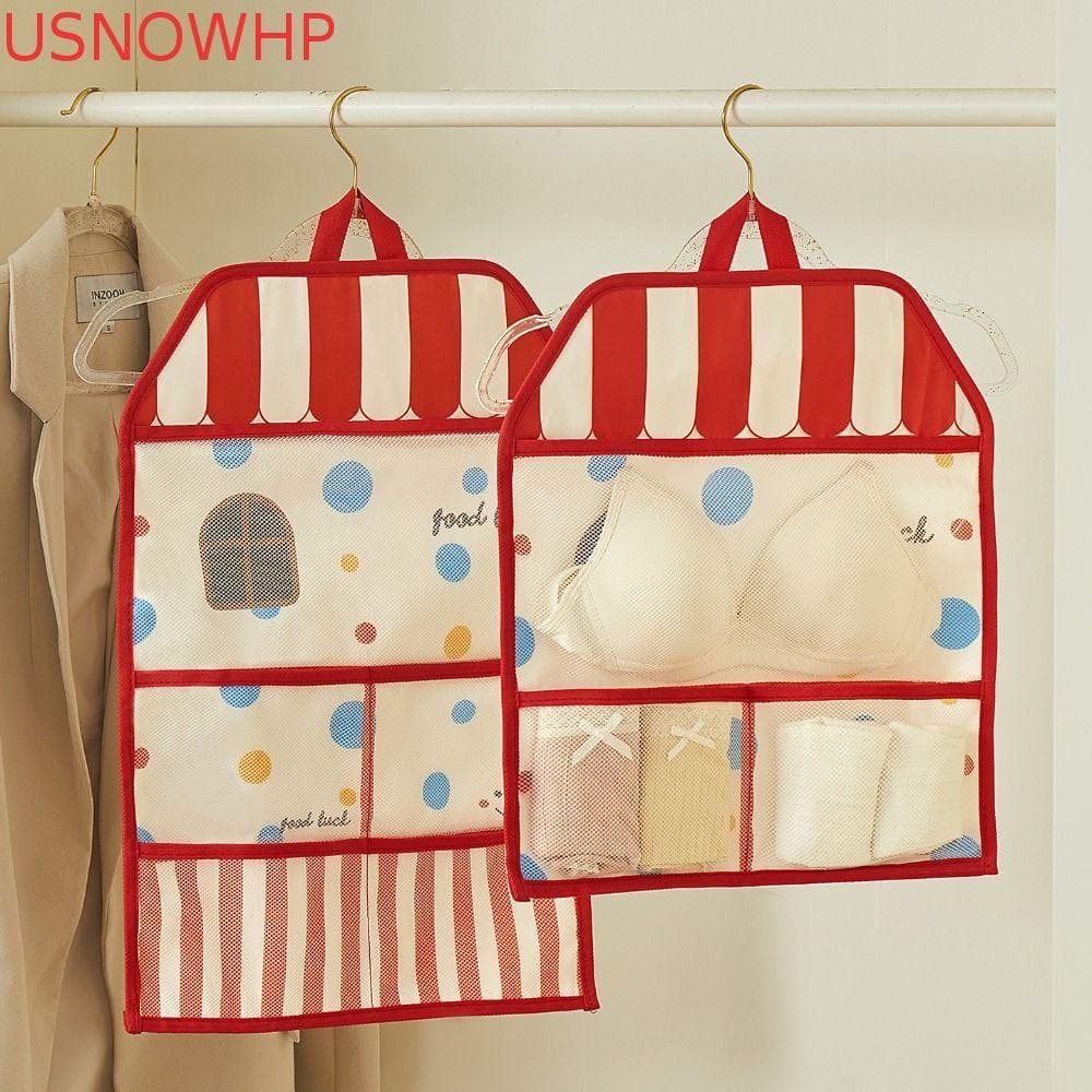 Organizador De Porta Suspensa USNOWHP , Organização De Armazenamento De Roupas Íntimas De Grande Capacidade Que Economiz
