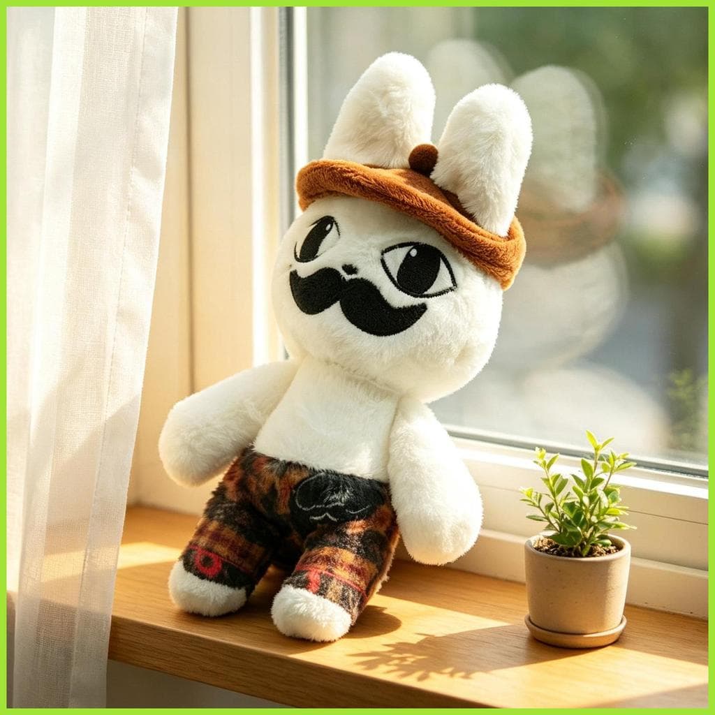 Coelho De Pelúcia 9.8 Polegada Colecionável Bonito Animal Decoração Para Casa Boneca Crianças Adultos Sala Estar Quarto