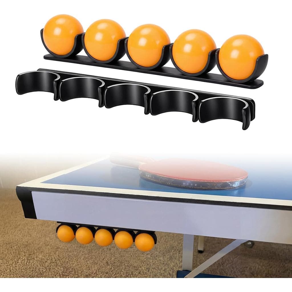 Outus 2 Pacotes de Suporte para Bolas de Tênis de Mesa para Colocar Sob a Mesa, Organizador Autoadesivo para Bolas de 40