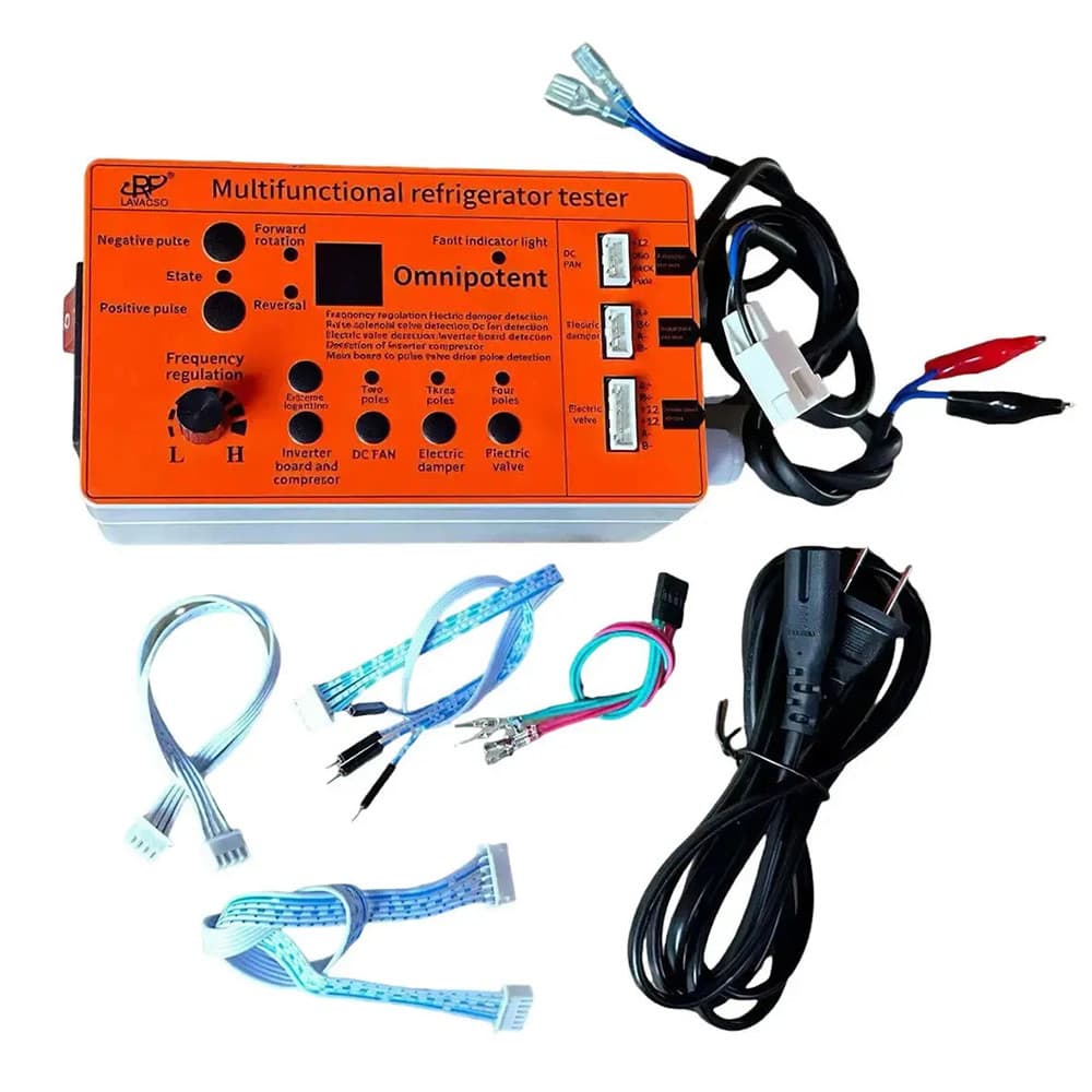 Kit Testador E Detector De Geladeira Para Geladeira, Teste Inversor, Compressor, Ventoinha, Válvula Solenoide