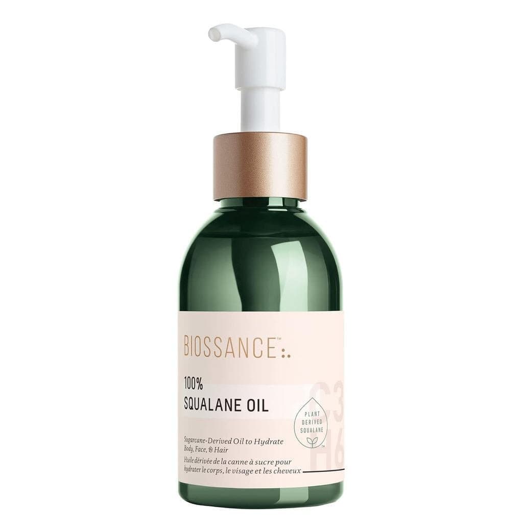 BIOSSANCE Óleo de Esqualano 100% - Óleo Sustentável e Vegano para Rosto e Corpo - Hidratante de Rápida Absorção - Ideal