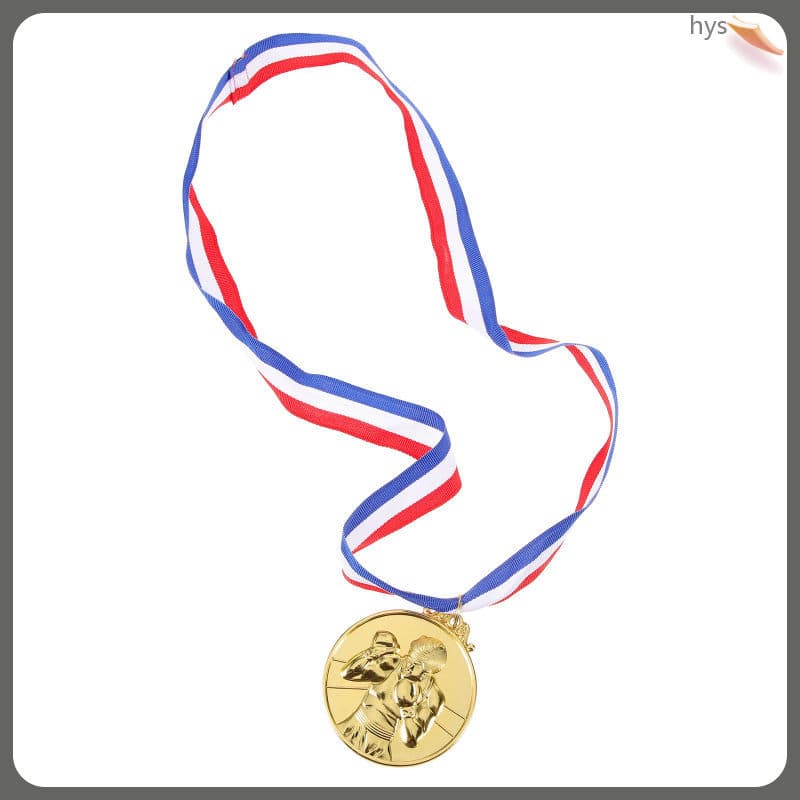 🖼️ 5Peças Medalhas Para Corrida Douradas Com Material De Nylon