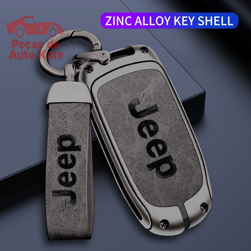 Chaveiro de Liga de Zinco para Jeep, Acessório Automotivo para Renegade Compass Grand Cherokee WJOB BM2O