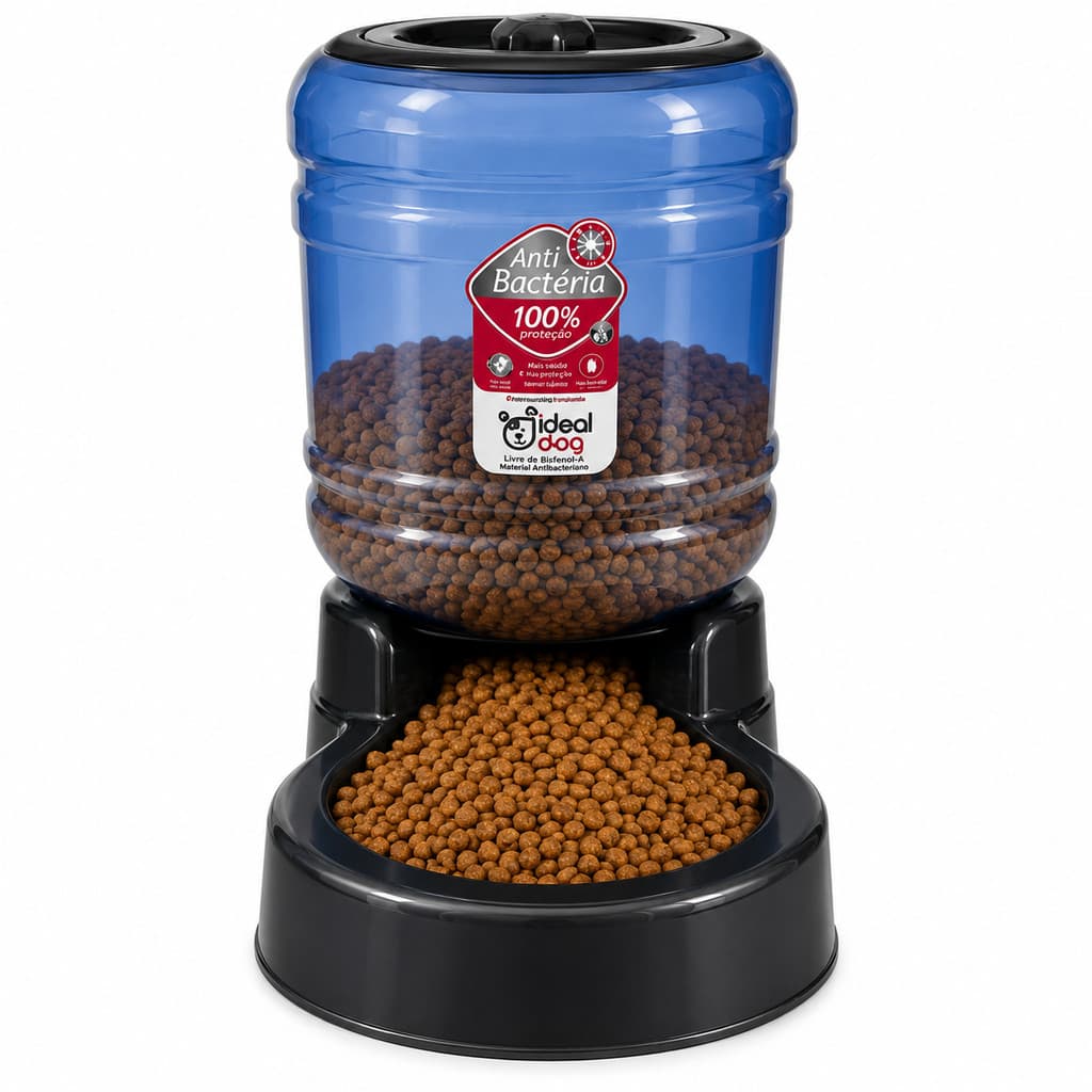 Comedouro Automático Para Pet Cães Cachorro Reservatório 8kg Ideal Dog