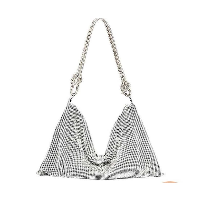 2026 novo estilo bolsa feminina diamante bolsa banquete strass axilas bolsa de mão