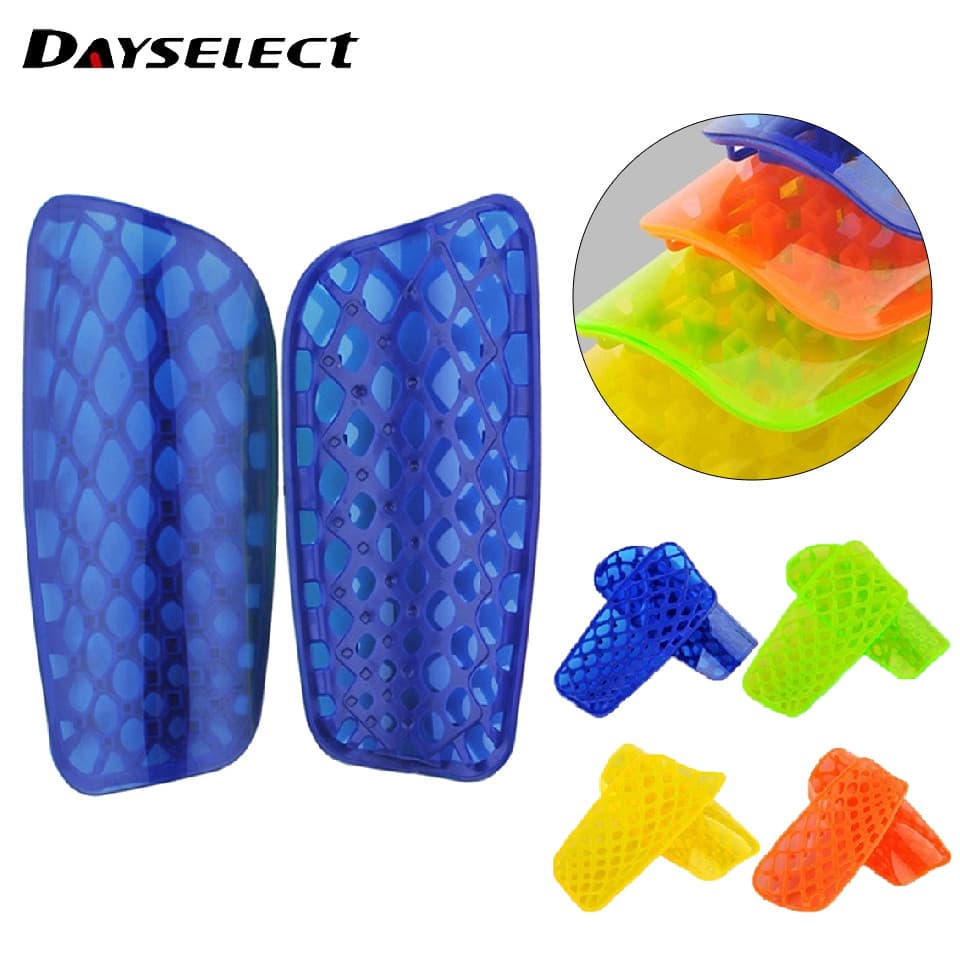 DAYSELECT 1 Par De Protetores De Perna Ultraleves E Respiráveis Para Esportes Futebol Suporte Treinamento Profissional