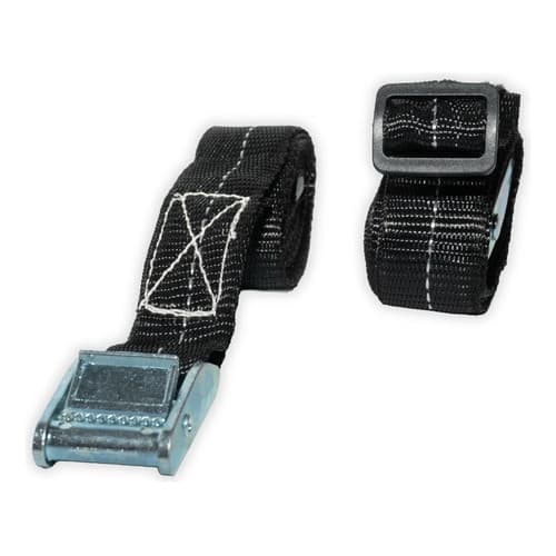 Kit 2 Fita Cinta De Amarração Rack Mave Pro 400kg 25mm 1,8m Preto