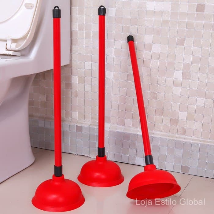 Desentupidor potente para desentupir vasos sanitários, ferramenta de sucção para remover obstruções em vasos sanitários,
