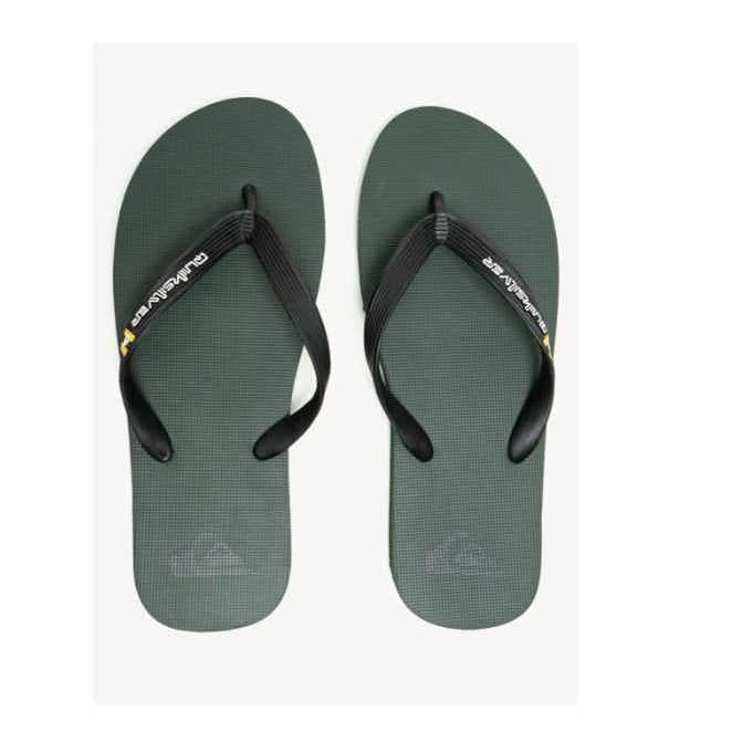 Chinelo Quiksilver Molokai Bicolor Verde Militar