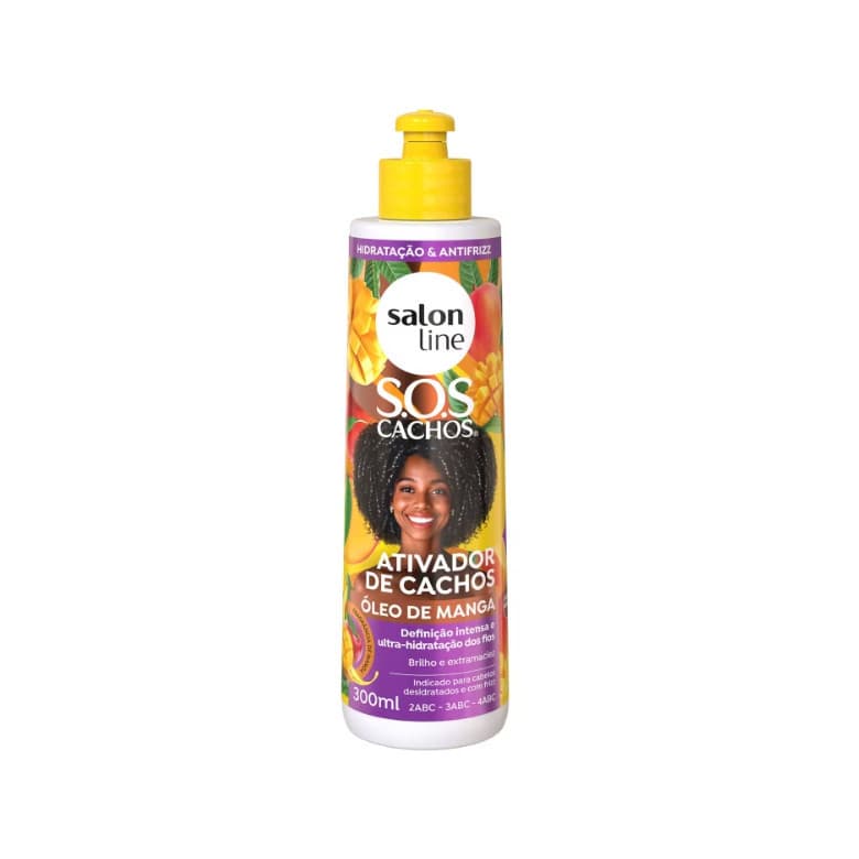 Ativador de Cachos Salon Line SOS Cachos Óleo de Manga 300ml