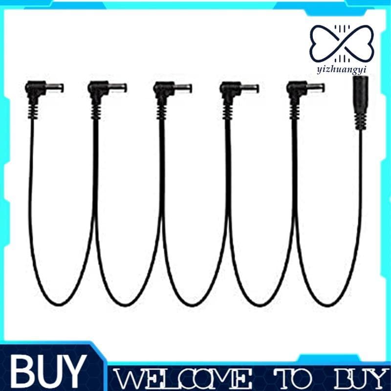 Cabo De Corrente Margarida De 1 A 5 Maneiras , Acessório Para Pedal De Efeito De Guitarra , Adaptador 9V DC , Alimentaçã