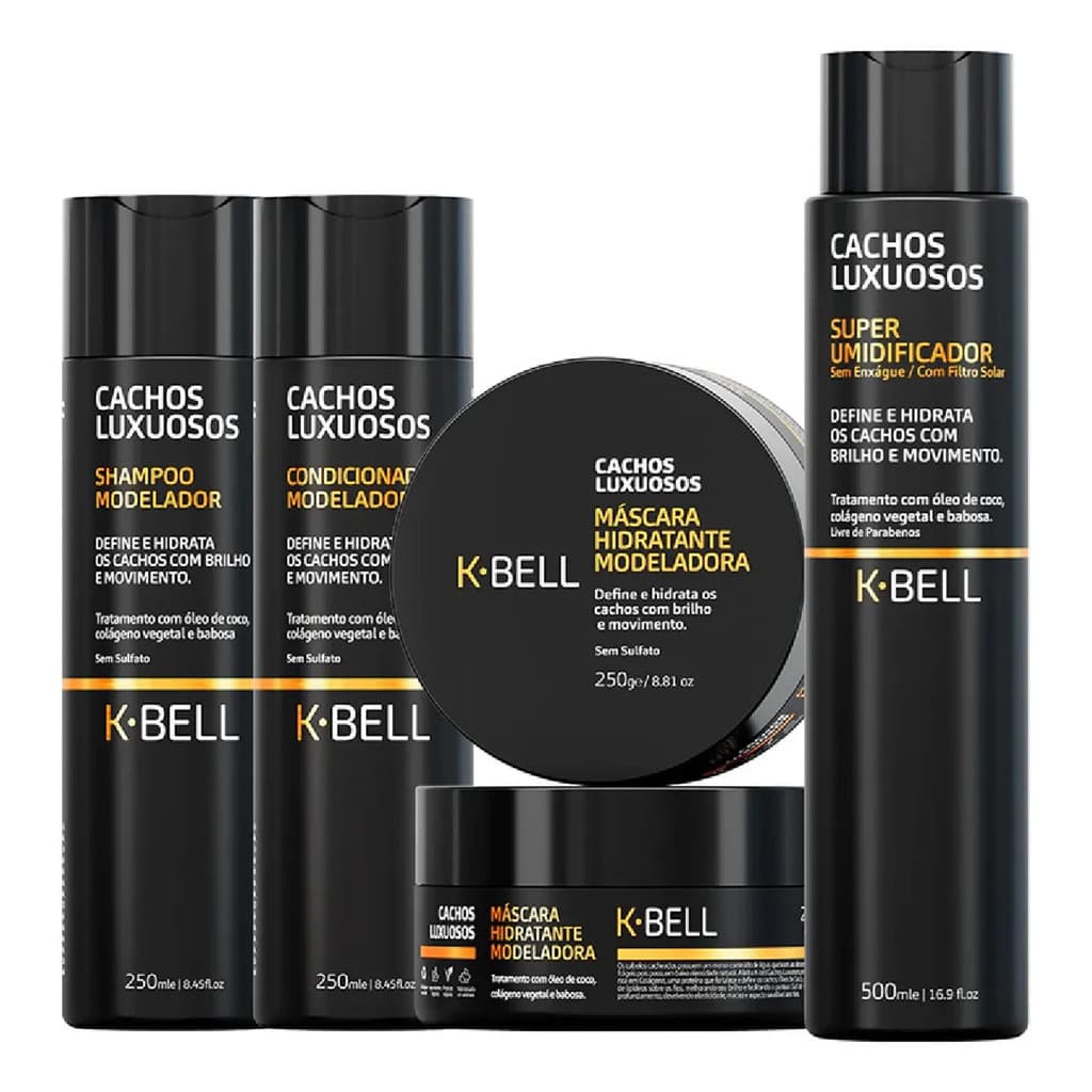 Combo K-bell Cachos Luxuosos (4 Produtos)