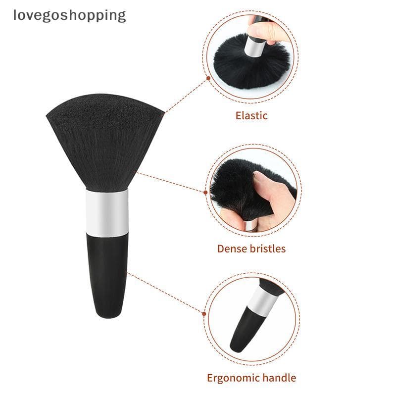 [lovego] 1 Pcs Macio Ne Rosto Espanador Barbeiro Escovas De Barba Limpeza De Cabelo Escova Corte De Salão De Cabeleireir