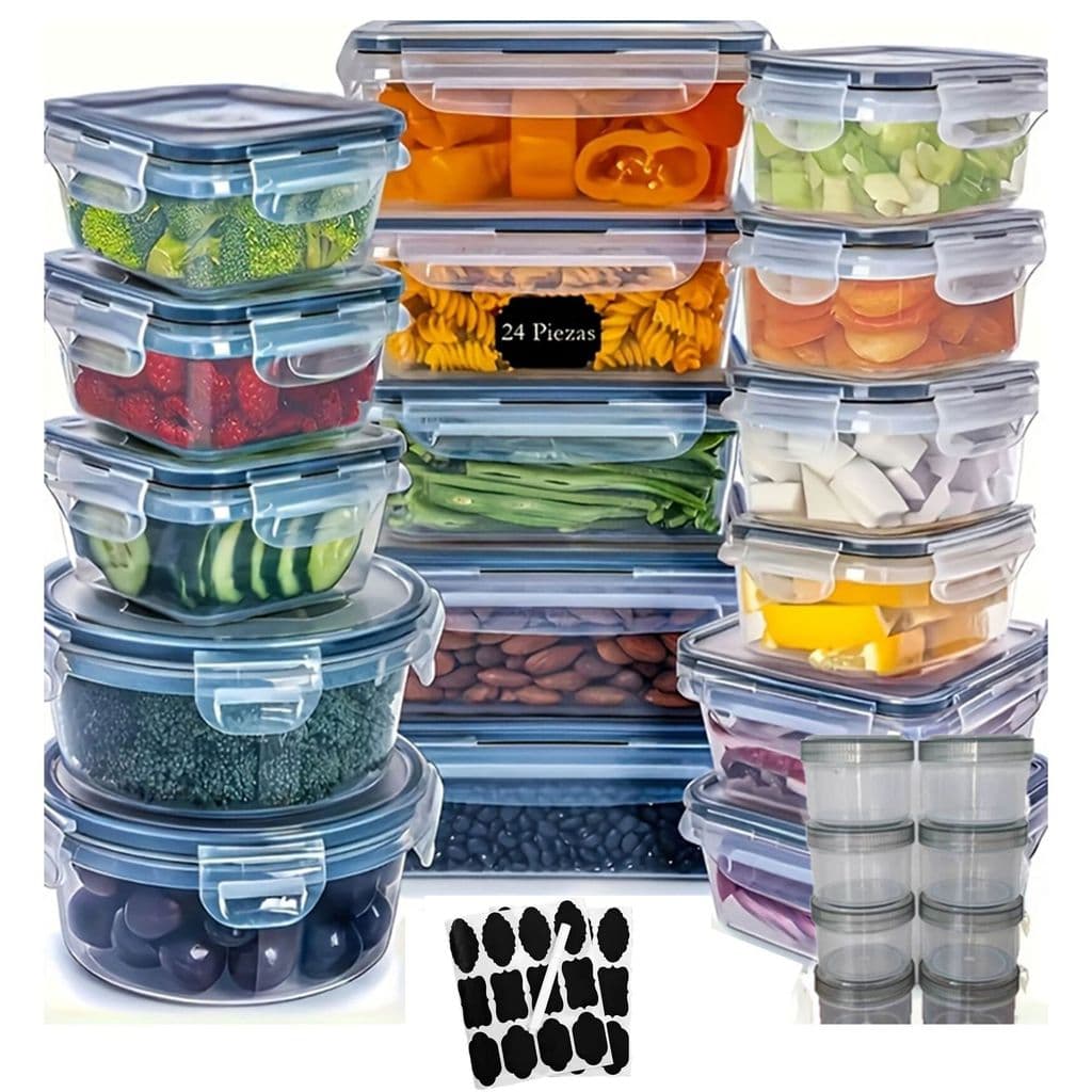 Caixa de armazenamento de cozinha PP de qualidade alimentar selada microondas aquecimento lancheira geladeira Freezer ca