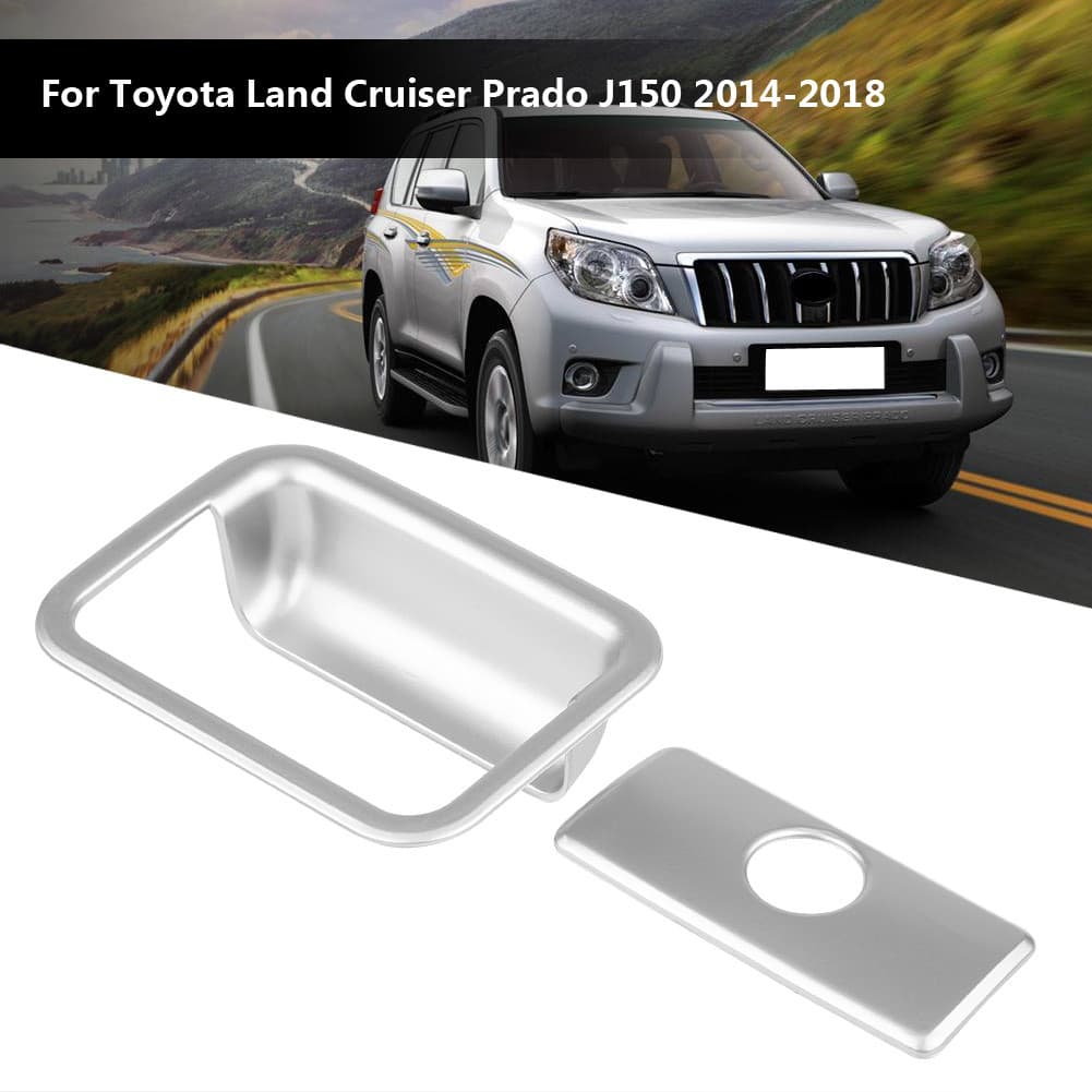 3clife-BR caixa de luva de carro decorativa capa guarnição para Toyota Land Cruiser Prado J150 2014-2018