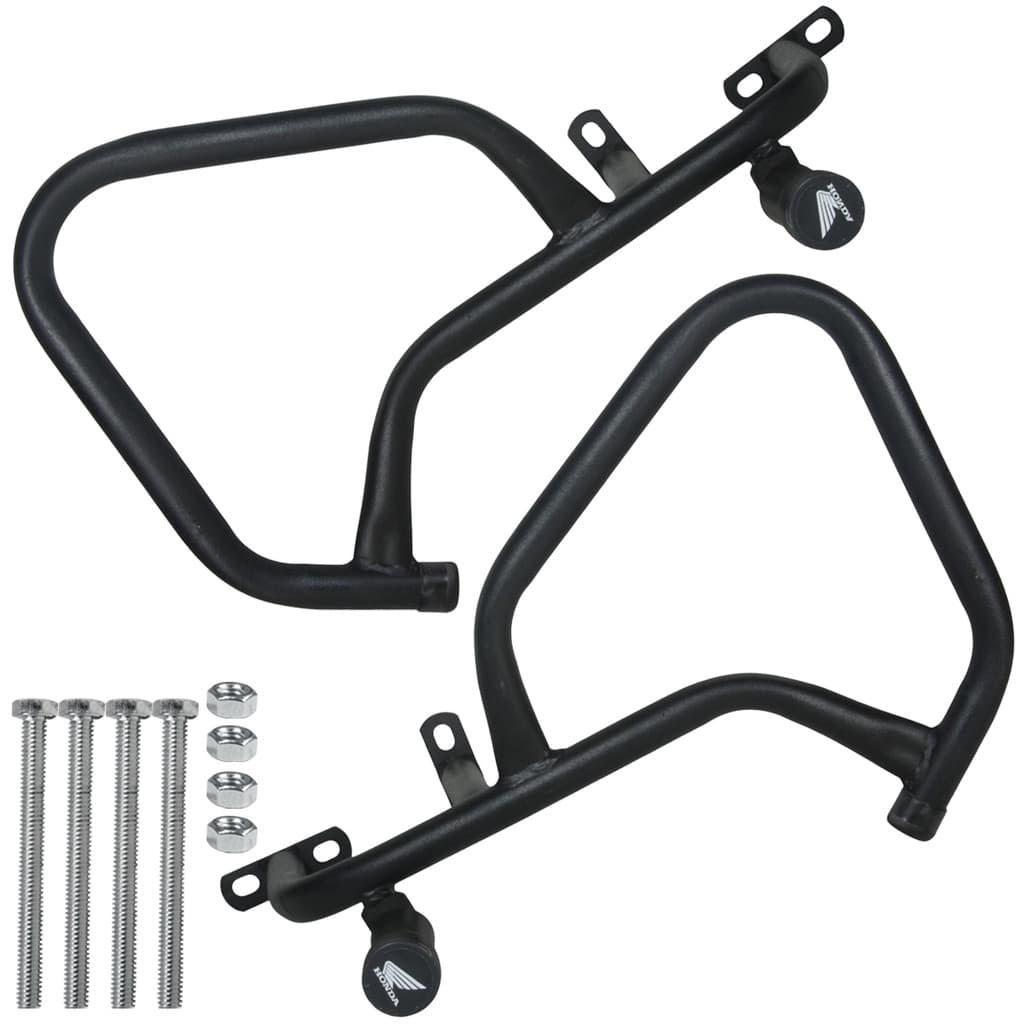 Protetor de motor carenagem modelo slider CG160 Cargo Fan Titan Start 2016 a 2024 preto