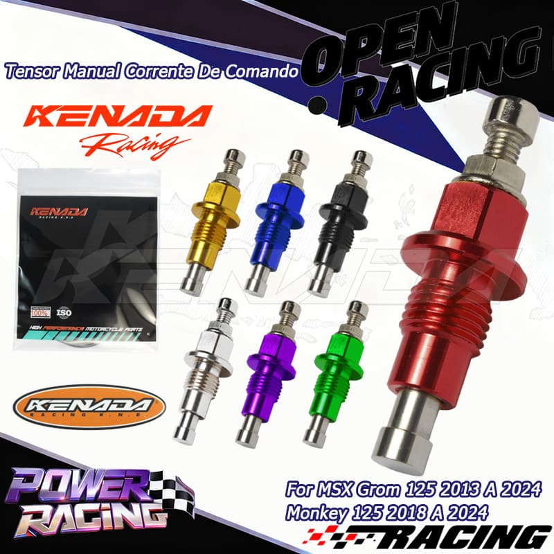 Tensor Manual Corrente Comando CNC 7 Cores Para MSX/Grom 125 2013-2024 Monkey 125 2018-2024 Reposição