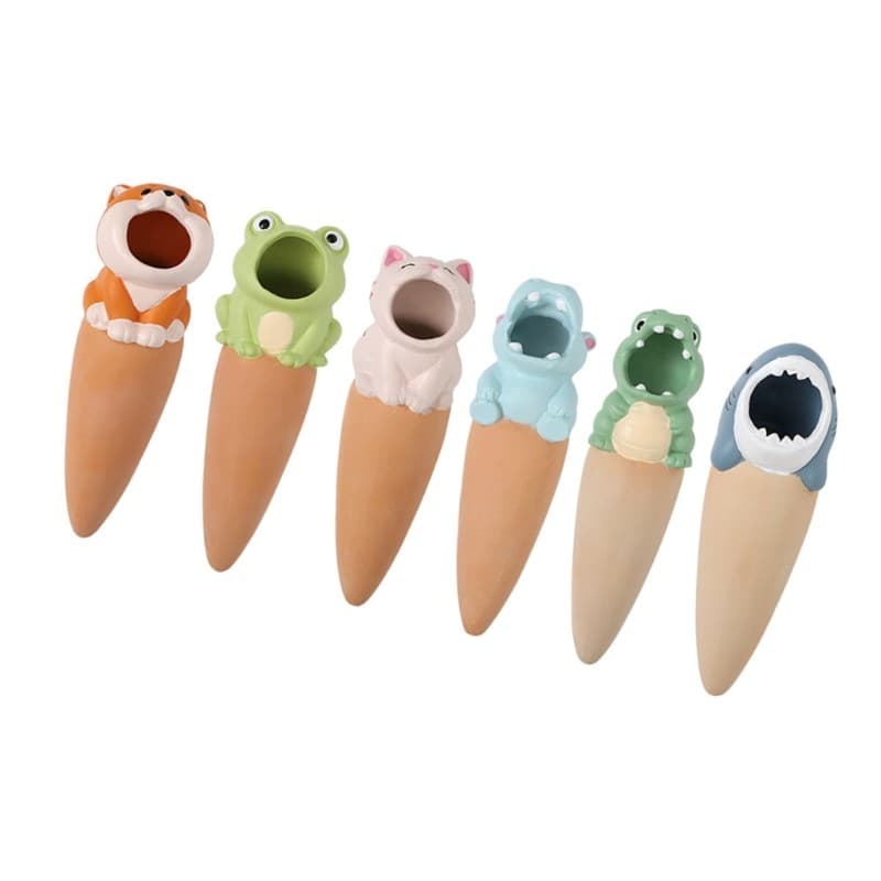 Nevʚ ɞ Conjunto De 6 Inserções De Rega Lenta Para Vasos De Ervas E Folhagem Interna