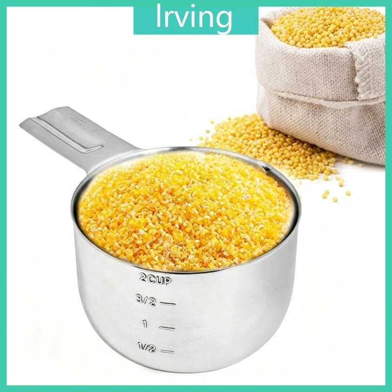 Copo Medidor De Cozinha LRVI Com Alça Longa E Escala Visível Para Uso De Receitas