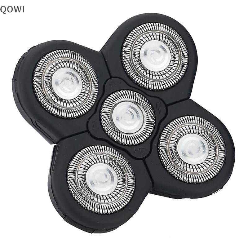 qo Cabeças De Barbear De Reposição Para Barbeadores Elétricos 5D Laváveis Flutuantes Alternados br
