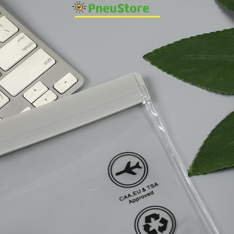 haostone Bagagem Transparente Uso De Viagem À Prova De Vazamento Vôo Compõem Saco Dwaterproof Água Para Mulheres Reutili