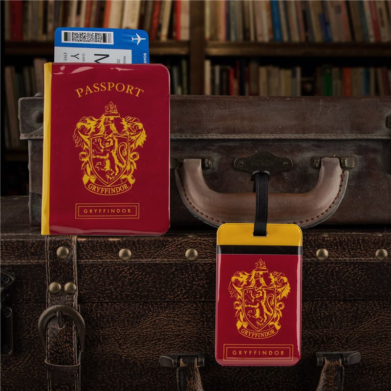 Cinereplicas Genuíno Harry Potter Mercadoria Porta-passaporte Porta-cartões com tema universitário Bolsa para documentos