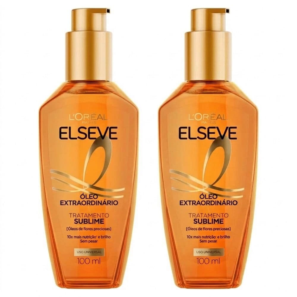 Kit 2 Óleo Capilar Elseve Extraordinário 100ml Cada