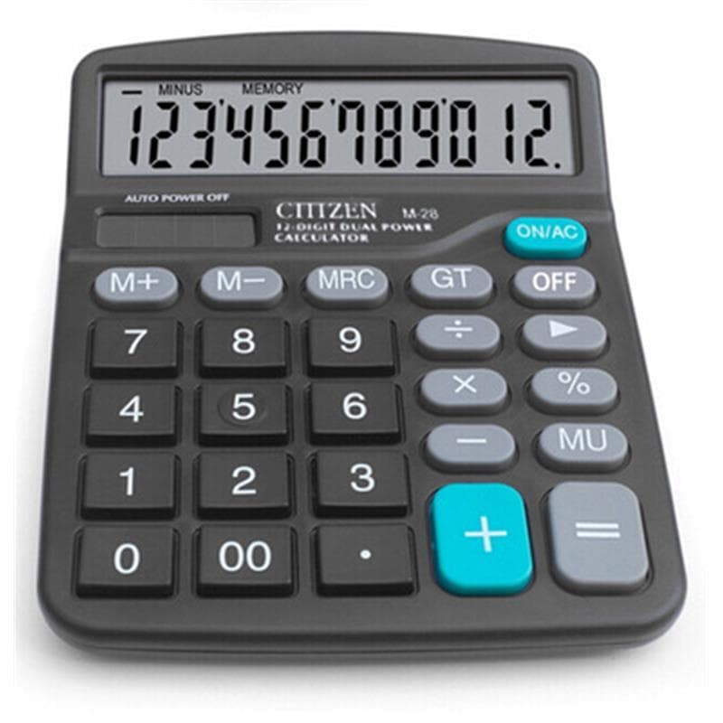 837 Calculadora Solar Escritório Computador Financeiro Escritório Mini Calculadora Eletrônica Financeira