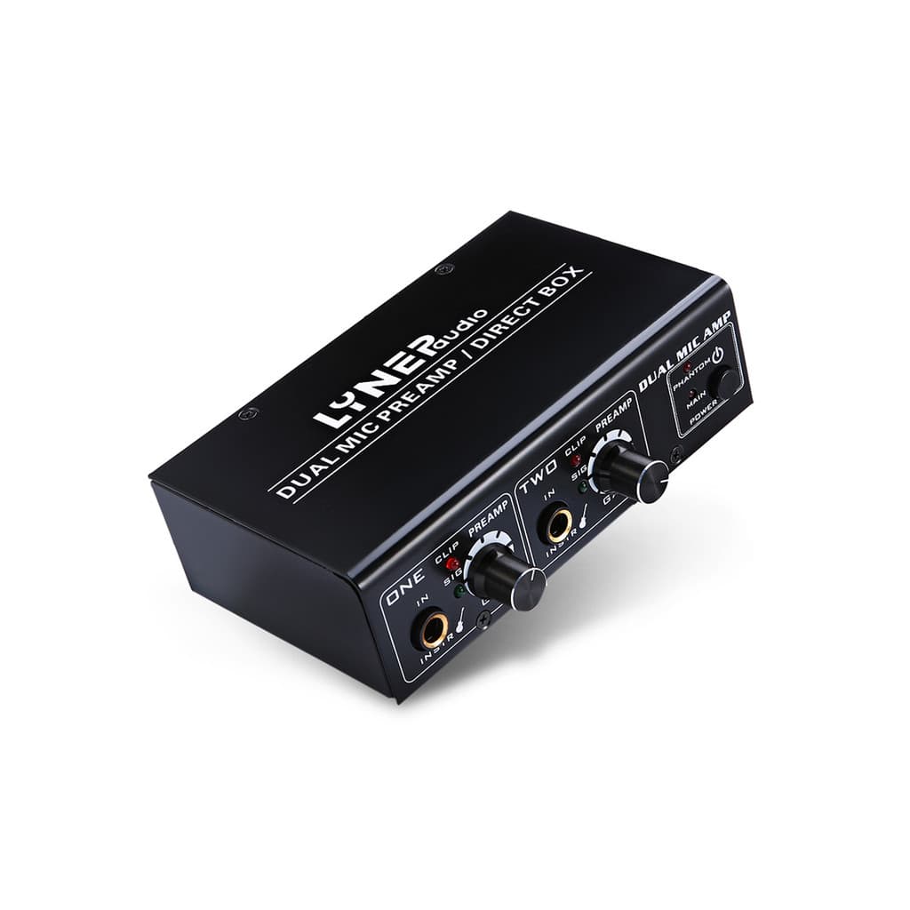 Linha profissional amplificador de microfone condensador de circuito duplo guitarra elétrica amplificador de baixo elétr