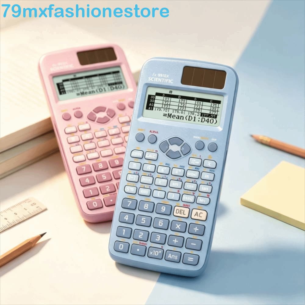 Calculadora Científica MXFASHIONESB , De Função De Estatística Complexo De Tablet De Escrita , 552 Funções