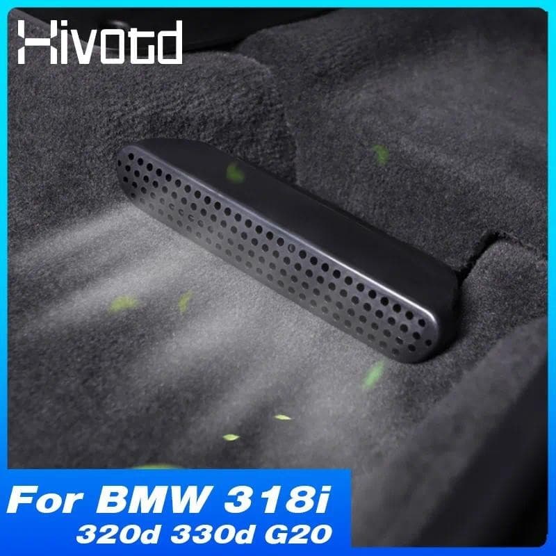 Hivotd Sob O Assento Saída De Ar Capa Decoração Interior Acessórios Automotivos Grade Grill Para BMW 318i 320d 330d G20