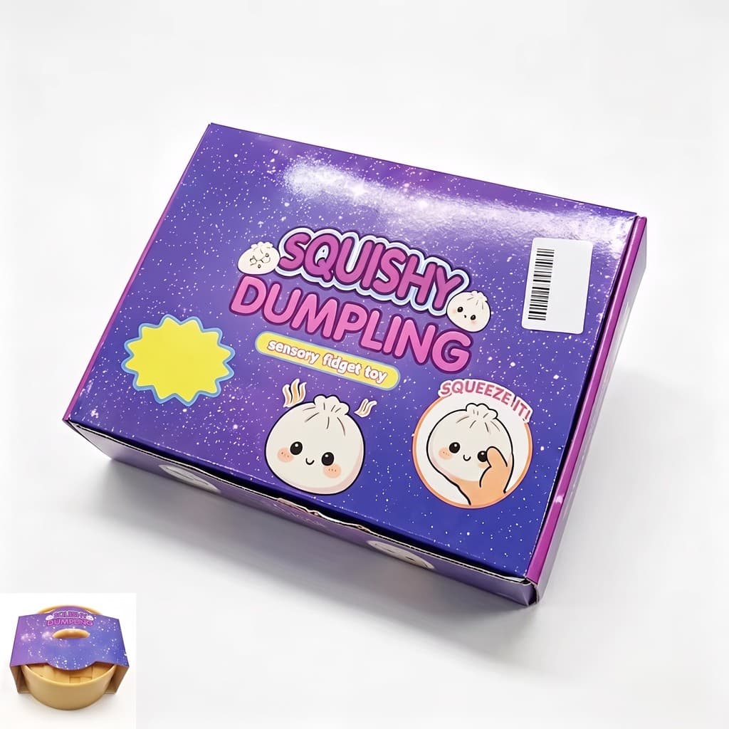 Kit 12 Squishy Anti Stress Pãozinho Cores Sortidas