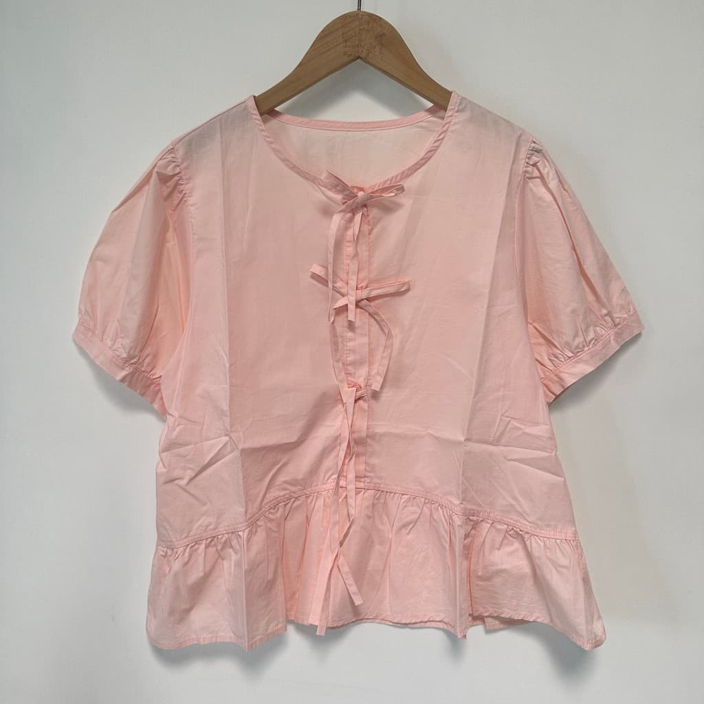 Primavera verão completo mian pequeno feminino rendas de manga curta meio Cardigan pulôver camisa feminina E834