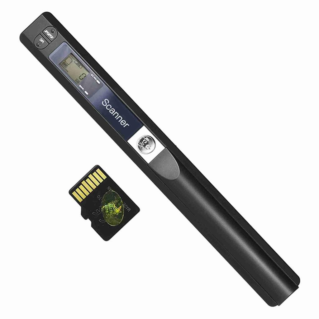 musiclover-BR fangzi Scanner portátil Varinha portátil Tamanho A4 900DPI Formato JPG / PDF Tela LCD com bolsa protetora