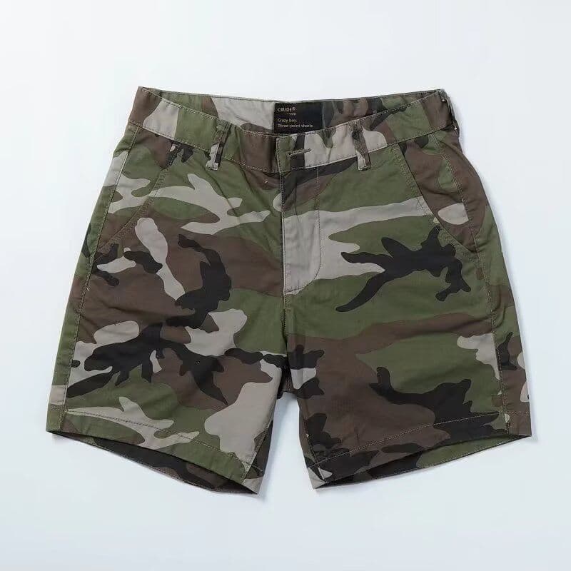 Shorts camuflados masculinos na moda Casual estiramento shorts de três pontos verão Super shorts marca na moda calças de