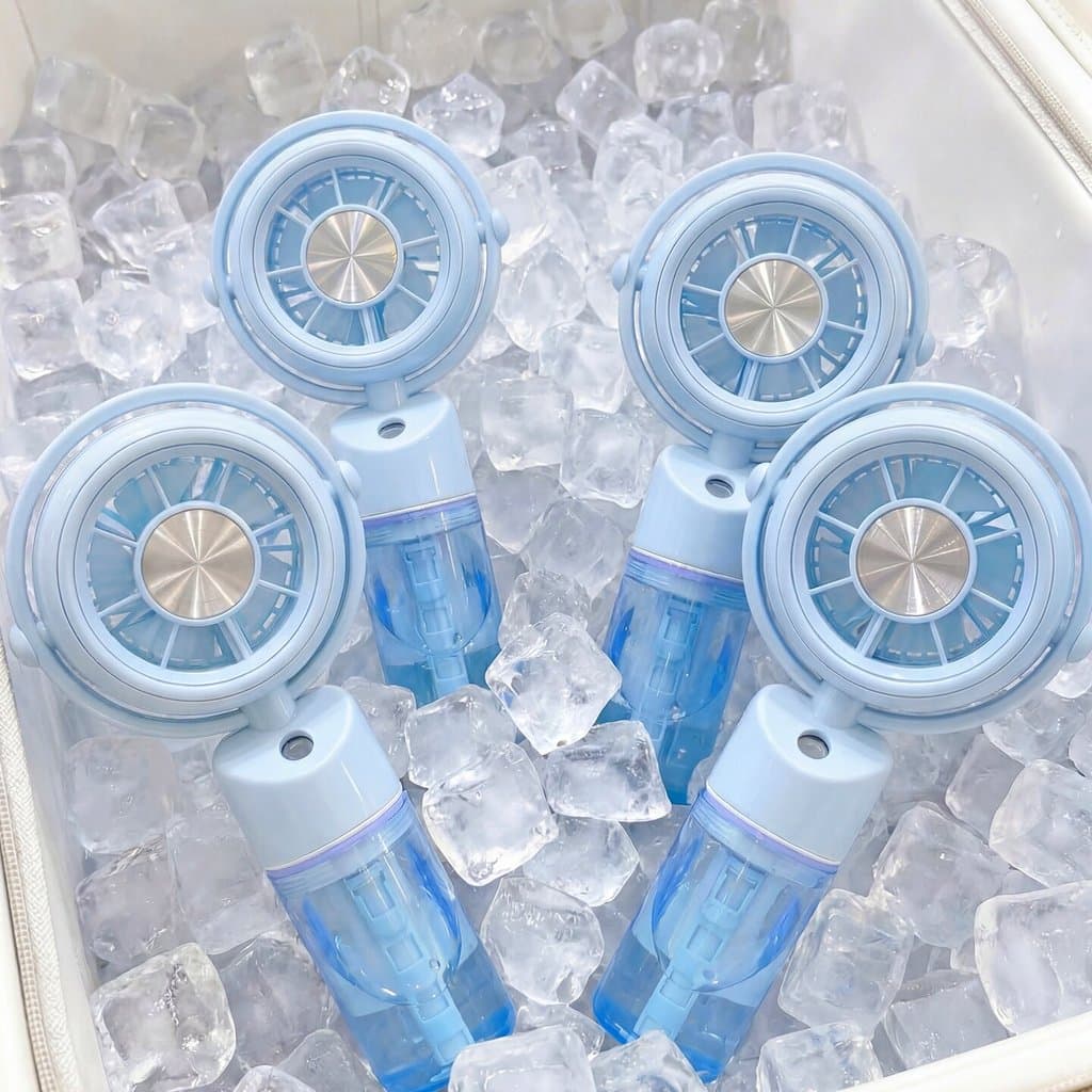 Ventilador Spray silencioso classe estudante pequena refrigeração portátil dois-em-um Desktop conveniente portátil longa