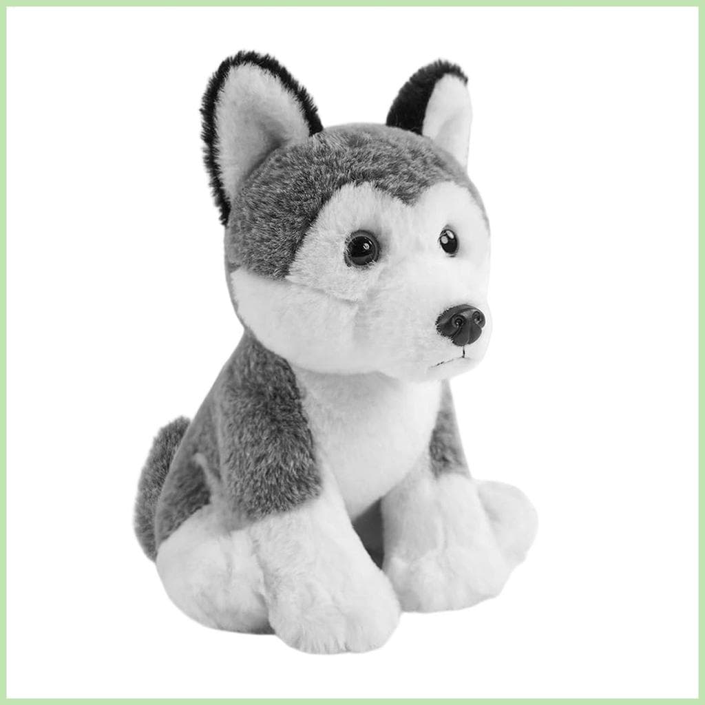 Cão De Pelúcia Animal Bonito Realista Macio Decorativo Lance Travesseiros 8.5 Polegada Filhote De Cachorro Bonecas Anima