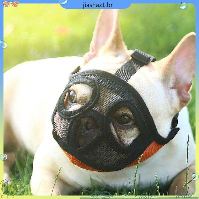 Focinho de cachorro focinho francês focinho de cachorro coleira de cachorro anti-mordida anti-comer focinho de cachorro