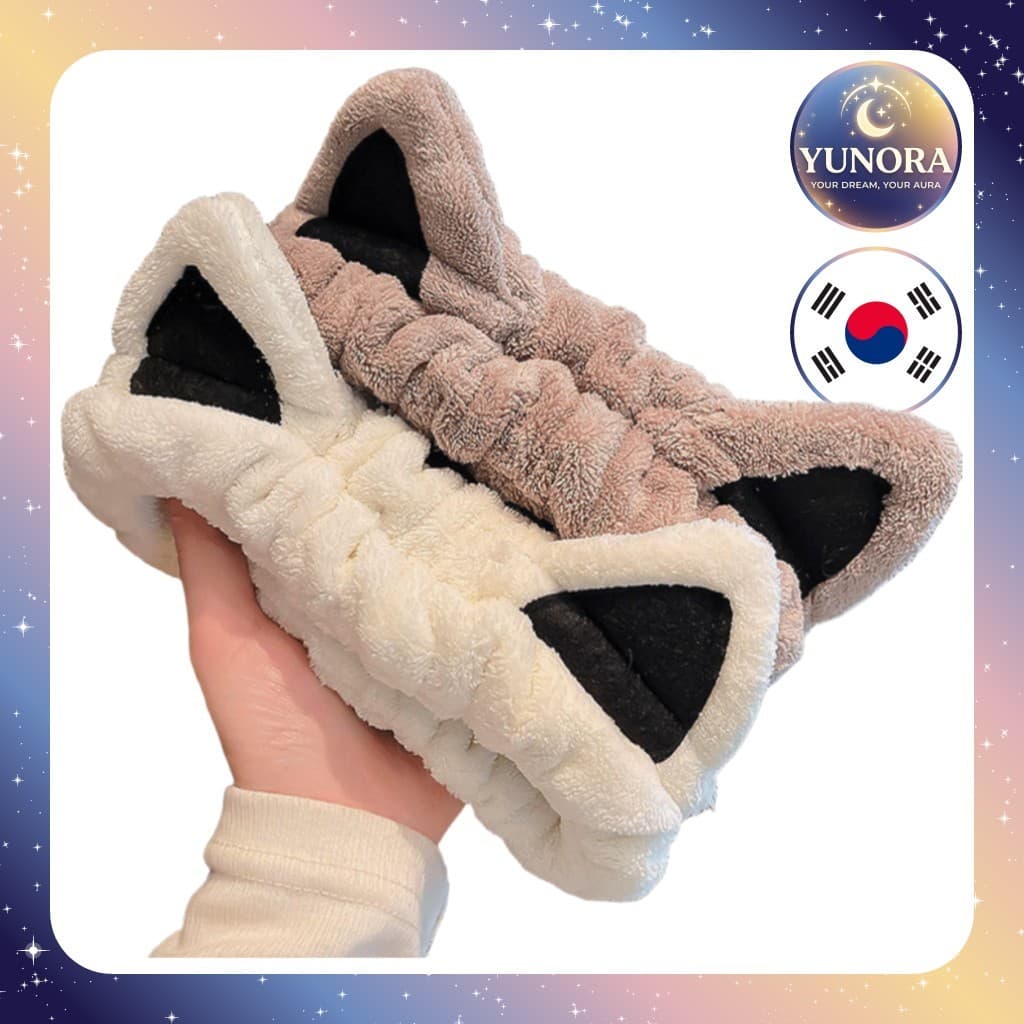 [SUPERVA] Faixa De Cabelo Com Orelha De Gato 2 Peças/Conjunto De Cabeça Coreana/Acessório Fofo Para Festa