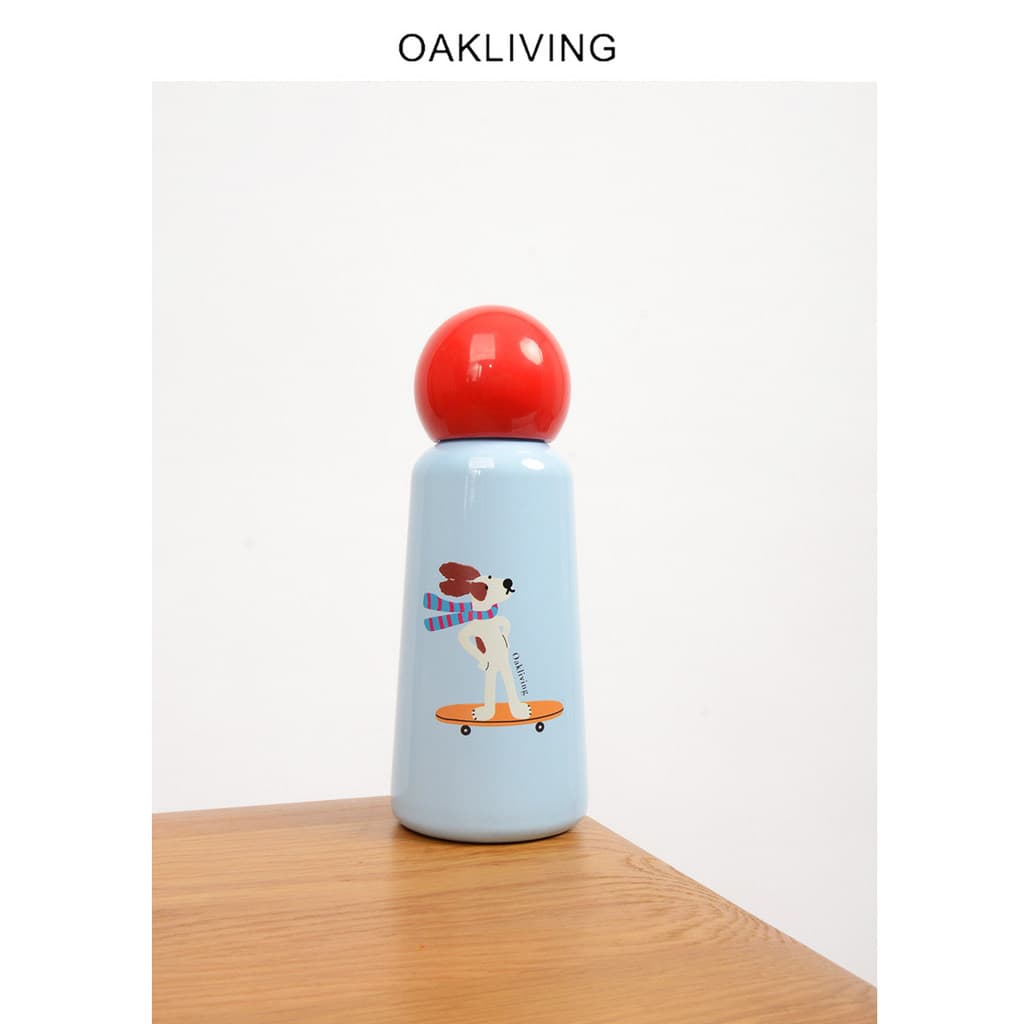 Oakliving Cartoon Cute Thermos Cup 304 Aço Inoxidável Isolamento Frio Copo de Água de Alto Valor Copo de Acompanhamento