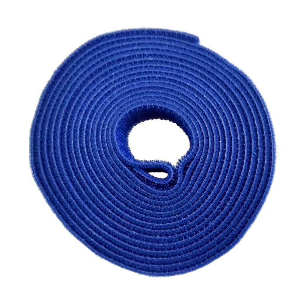 Abraçadeira Velcro Rolo Com 3 Metros Azul Muvc0005 [F133]