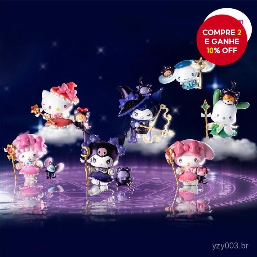 Série "Festa Noturna Estelar" da MINISO Sanrio - Figuras Mágicas e Colecionáveis da Hello Kitty, Kuromi e Mais Mágicos