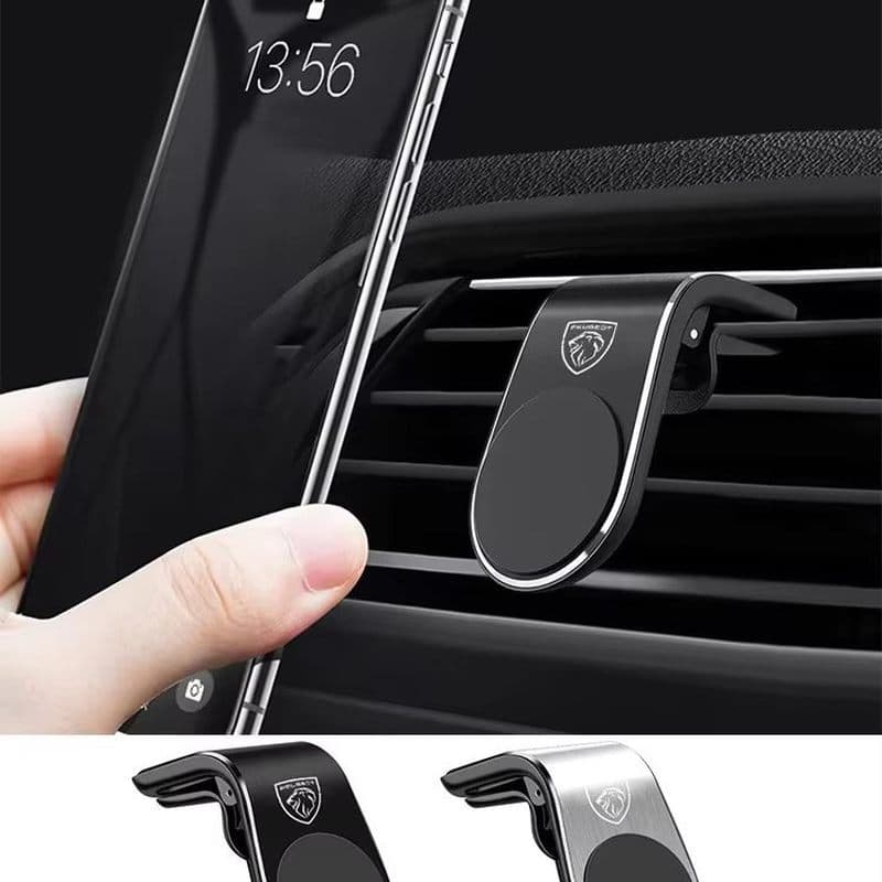 Adequado para novo suporte magnético do telefone do carro Peugeot suporte de saída de ar condicionado do carro operação